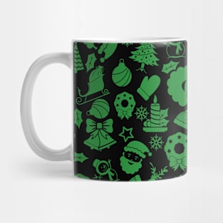 Christmas Ornaments Pattern Mug